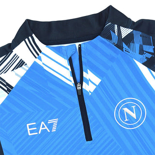 EA7 NAPOLI FELPA NAPOLI PREMATCH 24/25 CON LOGO COCA COLA N25P06