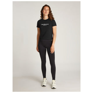 CALVIN KLEIN JEANS T-SHIRT WITH CALVIN KLEIN LOGO WOMEN J224914 BEH