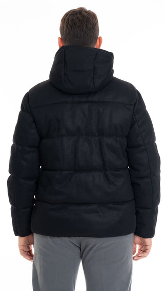 UNITY GIUBBOTTO UOMO IN TICOTECH CON CAPPUCCIO UOMO JA DOWNTHERE BK
