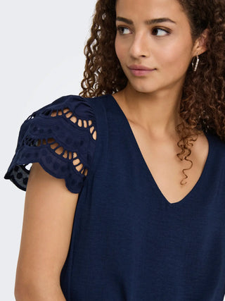 JACQUELINE DE YONG HANNAH VESTITO MANICA TRAFORATA 15341302 BLI