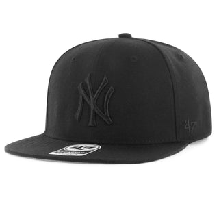 47 NEW YORK YANKEES STRAIGHT VISOR CAP NSHOT17WBP BK