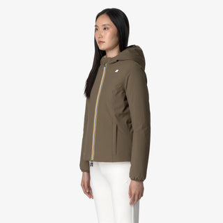 K-WAY GIUBBOTTO CORTO LILY REVERSIBILE DONNA K6128TW AUE
