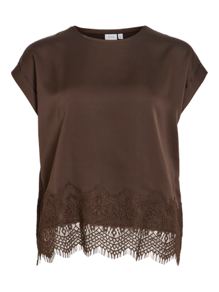 VILA ELETTE TOP IN RASO E PIZZO 14117964 CFB