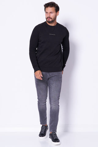 CALVIN KLEIN JEANS CREW NECK SWEATER WITH LOGO J325671 0GM