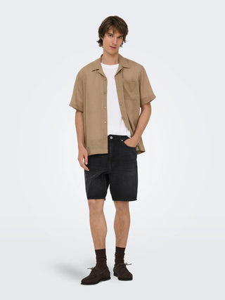 ONLY&SONS FADE BERMUDA JEANS UOMO 22036681 WSB