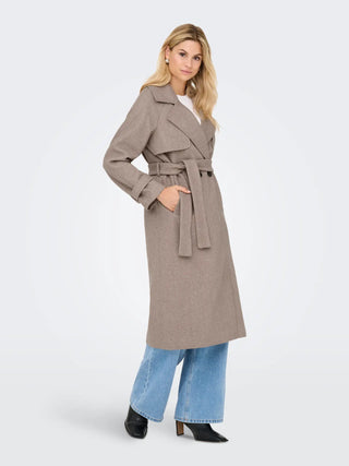 ONLY CAPPOTTO LAURA LUNGO CON CINTURA 15373586 SYT