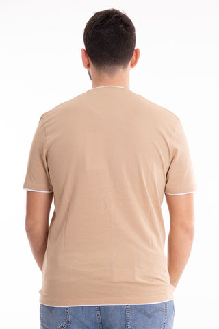 MARKUP CREW NECK SHORT SLEEVE T-SHIRT IN JERSEY WITH CONTRASTS MK691014 CRD