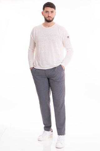 HYPS MEN'S FRESH WOOL PANTS MILANO MILANO MODEL 13 GRG