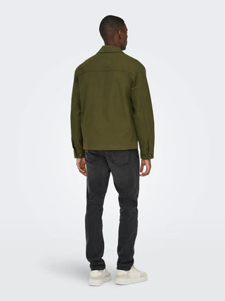 ONLY&SONS RONNIE OVERSHIRT UOMO 22037172 DKV