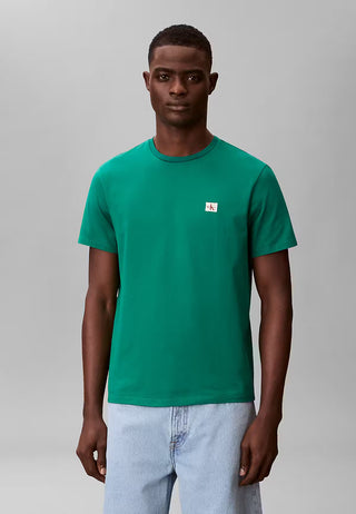 CALVIN KLEIN JEANS T-SHIRT BADGE JERSEY CLASSIC CK UOMO LV04RC272G L4G