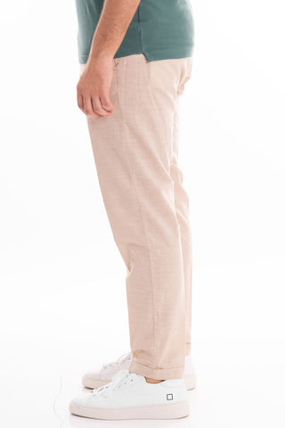 HYPS MEN'S LINEN TROUSERS MOLFETTA MODEL MOLFETTA 14 BEI