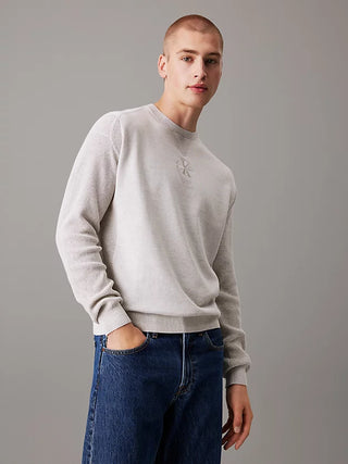 CALVIN KLEIN JEANS MAGLIONE GIROCOLLO MONOLOGO UOMO J325671 P6G