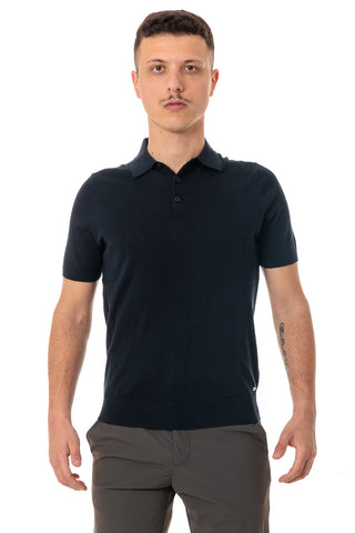 MARKUP POLO MEZZA MANICA IN COTONE MK10005 BLU