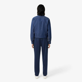 LACOSTE PANTALONE TUTA JACQUARD CON MONOGRAMMA UOMO XH0197 166