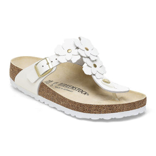 BIRKENSTOCK GIZEH FLOWER IN PELLE NATURALE 1026686