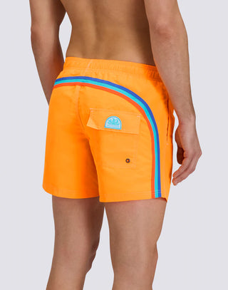 SUNDEK BOXER MARE CON ARCOBALENO E TASCHINO SUL RETRO UOMO M504BDTA100 A5301