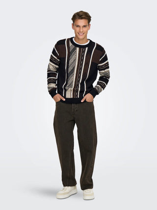 ONLY&SONS RISE MAGLIONE OPERATO 22035131 BLK