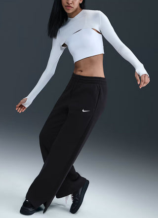 NIKE PANTALONE DI TUTA PHOENIX FLEECE C/LOGO DONNA IH1011 010