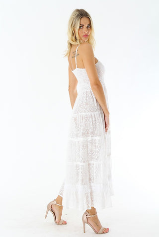 POSITANO BY JEAN PAUL ABITO LUNGO COTONE SPALLINA 11616 BIANCO