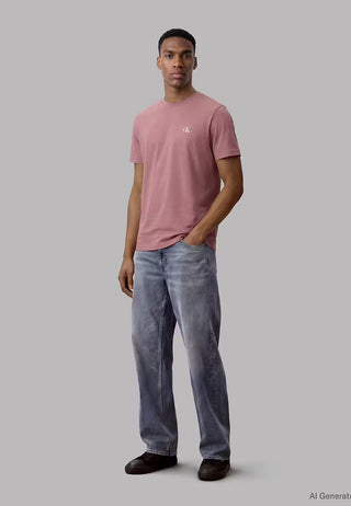 CALVIN KLEIN JEANS T-SHIRT CLASSIC MONOGRAM CK UOMO LV04RD254G TJG