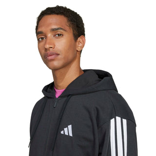 ADIDAS FELPA FULL ZIP CON CAPPUCCIO JD1877