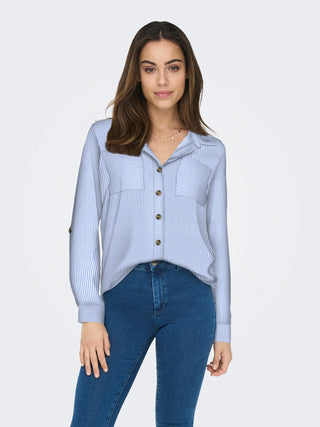 ONLY YASMIN CAMICIA LONG SLEEVES DONNA 15281677 MRS