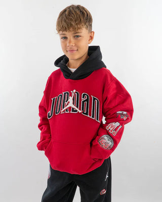 NIKE JORDAN FELPA GAMETIME IN FLEECE CON CAPPUCCIO JR 95F209 R78