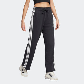 ADIDAS PANTALONE DI TUTA 3 STISCE LARGO CON LOGO DONNA JW7182