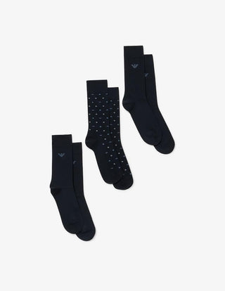 EMPORIO ARMANI SET 3 CALZINI UOMO EM000554 AF18145 MB384