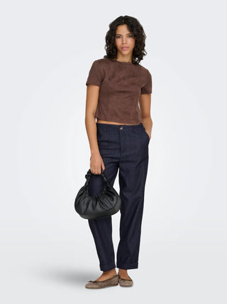 ONLY ASHBY JEANS REGULAR CON RISVOLTO 15364600 DBD