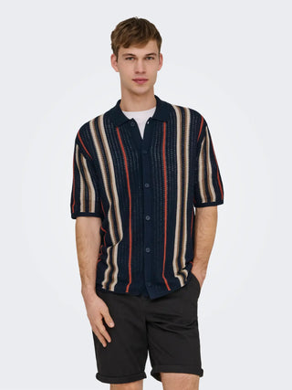 ONLY&SONS LEON CAMICIA RIGATA A MAGLIA 22036679 DKS