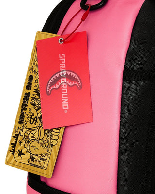 SPRAYGROUND SHARK CENTRAL PINK EMBROIDEDRED SHARK   ZAINO B9630