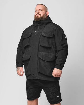 WEEKEND OFFENDER RIPSTOP FIELD JACKET JK1B03 BLK