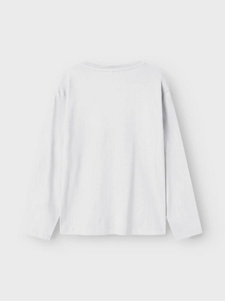 NAME IT T-SHIRT A MANICHE LUNGHE 13232311 BGW