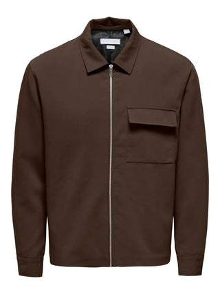 ONLY&SONS WILL GIACCA CON TASCHINO E ZIP 22038673 DMS