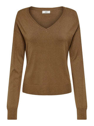 JACQUELINE DE YONG BASIC V-NECK PULLOVER WOMEN 15320756 MBL