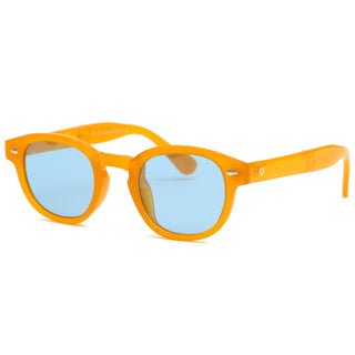 OS SUNGLASSES BERLINO PIEGHEVOLE MIELE LENTE BLU FUME' OS107-2-C04