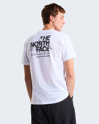 THE NORTH FACE T-SHIRT MOUNTAIN SKETCH CON STAMPA DIETRO UOMO NF0A8GUZFN4