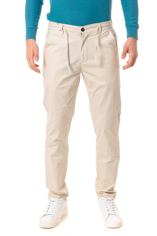 IMPURE AXEL PANTALONE CONFORT IN POPELINE TESSUTO TINTO UOMO AXEL PLC231