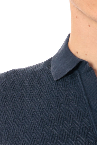 MARKUP POLO MEZZA MANICA PUNTO SPIGATO UOMO MK890038 BLU