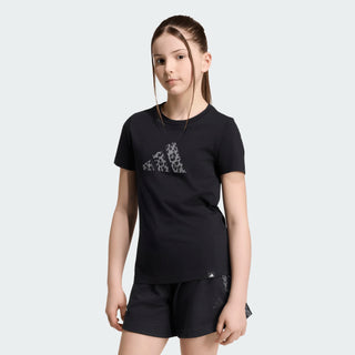 ADIDAS T-SHIRT CON LOGO ANIMALIER ADIDAS KQ7009