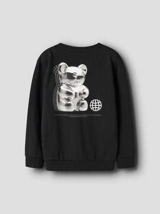 NAME IT DIGU FELPA JR CON ORSO 13253740 BLK