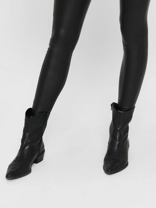 JACQUELINE DE YONG STINE LEATHER LEGGINGS WOMEN 15216595 BLK