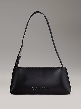 CALVIN KLEIN BORSA EMBOSSED DA SPALLA CON LOGO DONNA K612550 BEH
