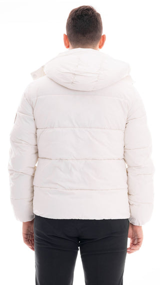 CALVIN KLEIN JEANS HOODED JACKET CK LOGO MEN J326104 YBI