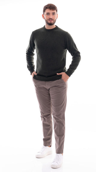 WOOL&CO MAGLIONE GIROCOLLO RASATO 4080 0042