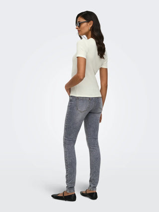 JACQUELINE DE YONG LUCKY T-SHIRT GIROCOLLO 15352288 CLD