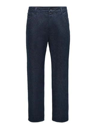 ONLY&SONS JEANS FADE CON DISEGNO SULLA TASCA POSTERIORE SINISTRA 22039448 DBD