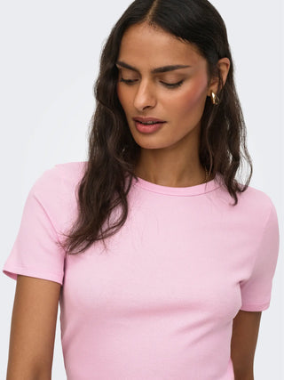 JACQUELINE DE YONG LUCKY T-SHIRT GIROCOLLO 15352288 FTL