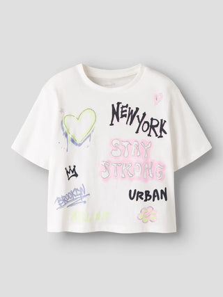 NAME IT T-SHIRT FOSIAZ CON STAMPA 13254523 CDS